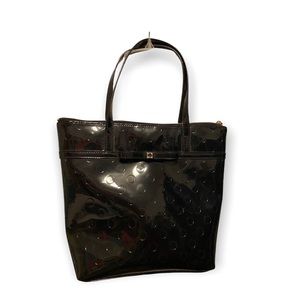 PRICE DROP ❤️ Kate Spade black patent leather medium tote bag